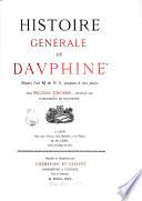Histoire générale de Dauphiné