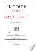 Histoire générale de Dauphiné