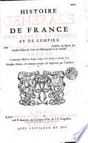 Histoire génerale de France jusqu'à Louis XIII