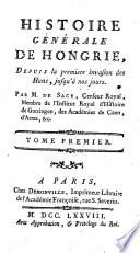Histoire Générale De Hongrie