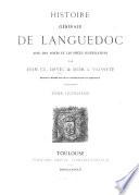 Histoire générale de Languedoc avec des notes et les pièces justificatives par dom Cl. Devic & dom J. Vaissete: Recueil des inscriptions antiques de la province de Languedoc. 1893