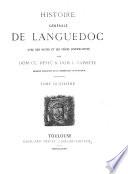 Histoire générale de Languedoc