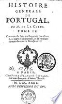 HISTOIRE GENERALE DE PORTUGAL.
