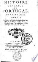 HISTOIRE GENERALE DE PORTUGAL.