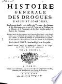 Histoire generale des Drogues