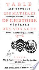 Histoire générale des voyages