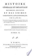 Histoire générale et impartiale des erreurs, des fautes et des crimes commis pendant la Révolution Française