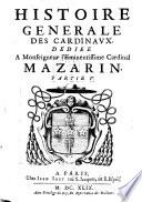 Histoire Generalle Des Cardinaux