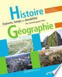 Histoire-géographie : Espaces, temps et durabilité - Bac technologique STAV