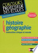 Histoire Géographie Instruction civique et morale