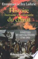 Histoire humaine et comparée du climat