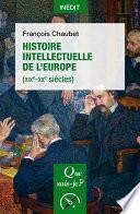 Histoire intellectuelle de l'Europe (XIXe-XXe siècles)