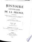 Histoire littéraire de la France