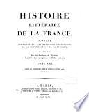 Histoire littéraire de la France