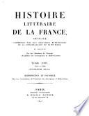 Histoire littéraire de la France