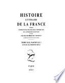 Histoire littéraire de la France
