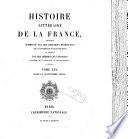 Histoire littéraire de la France