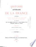 Histoire littéraire de la France: XIIe siècle