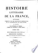 Histoire littéraire de la France: XIIIe siècle