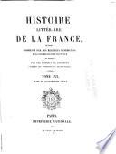 Histoire littéraire de la France: XIVe siècle