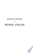 Histoire littéraire du peuple anglais