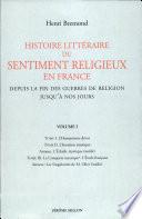 Histoire littéraire du sentiment religieux en France