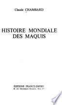 Histoire mondiale des maquis