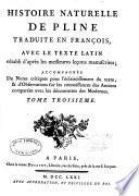 Histoire naturelle de Pline