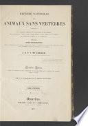 Histoire naturelle des animaux sans vertèbres ...