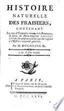 Histoire naturelle des fraisiers