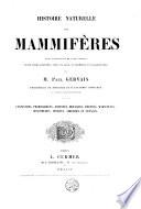 Histoire naturelle des mammifères, avec l'indication de leurs moeurs, et de leurs rapports avec les arts, le commerce et l'agriculture