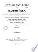 Histoire naturelle des mammifères