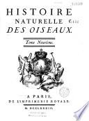 Histoire naturelle des oiseaux