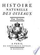 Histoire naturelle des oiseaux