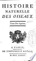 Histoire naturelle des oiseaux