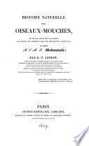 Histoire naturelle des oiseaux-mouches