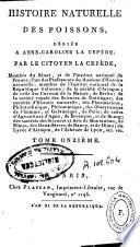 Histoire naturelle des poissons