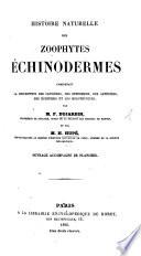 Histoire naturelle des Zoophytes Echinodermes ... Planches