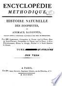 Histoire naturelle des zoophytes, ou animaux rayonnes