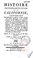 Histoire naturelle et civile de la Californie... [tirée de l'histoire manuscrite du P. Miguel Venegas par le P.A.M. Burriel] traduite de l'anglois, par M. E** (Eidous)...