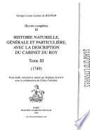 Histoire naturelle, générale et particulière, avec la description du cabinet du Roy