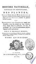 Histoire naturelle, générale et particulière, des plantes