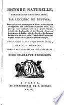 Histoire naturelle, générale et particulière