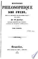 Histoire philosophique des Juifs