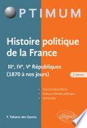 Histoire politique de la France - IIIe, IVe, Ve Républiques (1870 à nos jours)