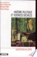 Histoire politique et sciences sociales