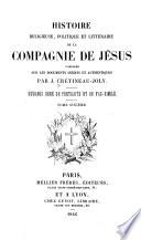 Histoire religieuse, politique et littéraire de la Compagnie de Jésus