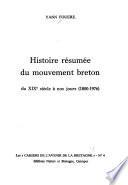 Histoire résumée du mouvement breton