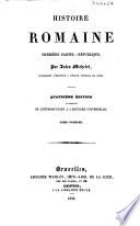 Histoire romaine. Première partie: République