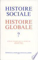 Histoire sociale, histoire globale ?